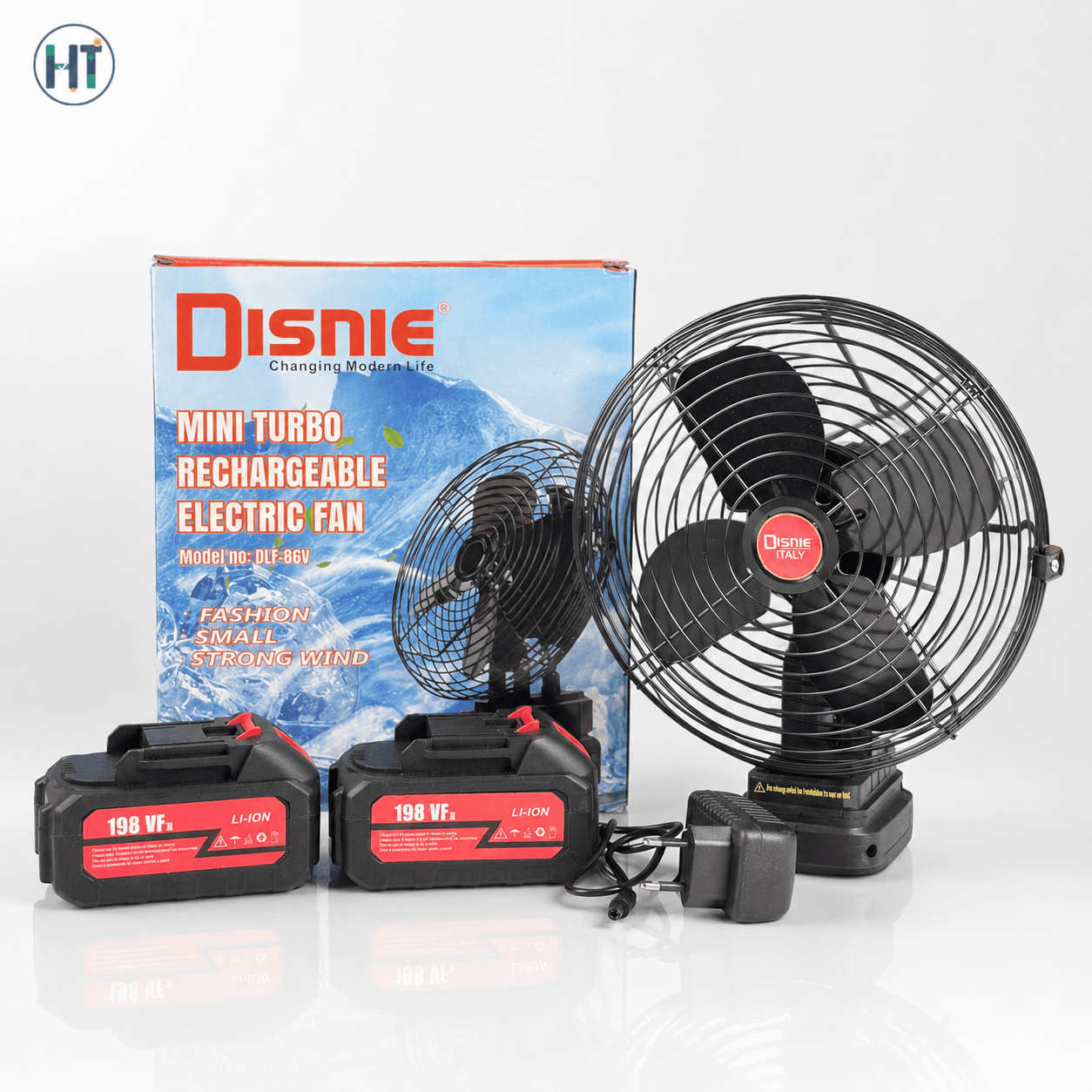 DISNIE Mini Turbo Rechargeable Electric Fan