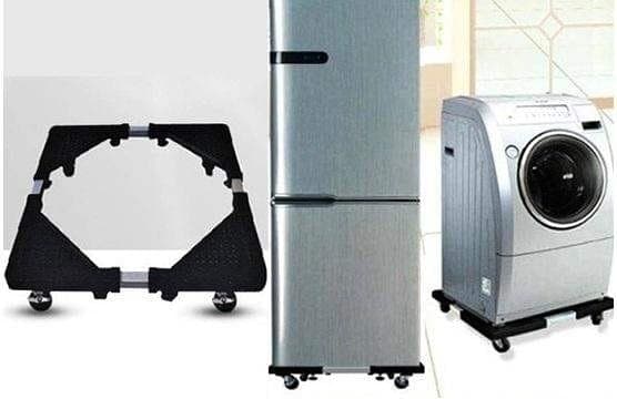 Adjustable Washing Machine & Refrigerator Movable Base Stand