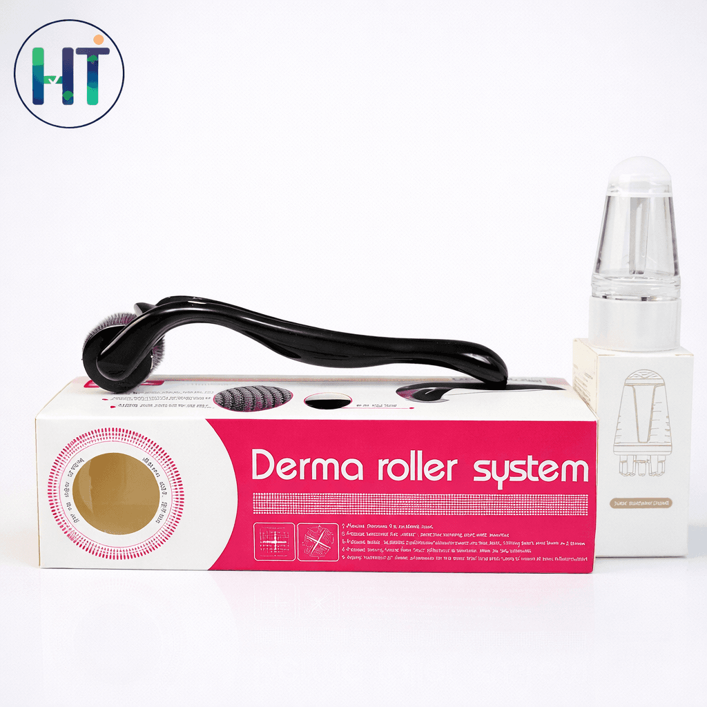 Derma Roller And Scalp Applicator Combo