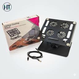 YL-912 360° Rotating Laptop Cooling Stand (Quad-Fan Power)