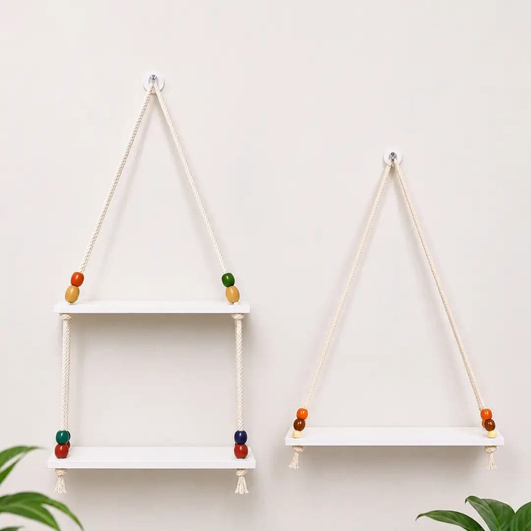 Premium Woven Wall Shelf Combo