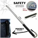 Metal Extendable Self-Defense Stick With Bag