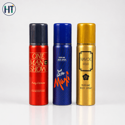 Men’s Perfume Body Spray Combo – One Man Show Ruby, Just Call Me Maxi & Havoc Gold (3 in 1 Set) 120ML