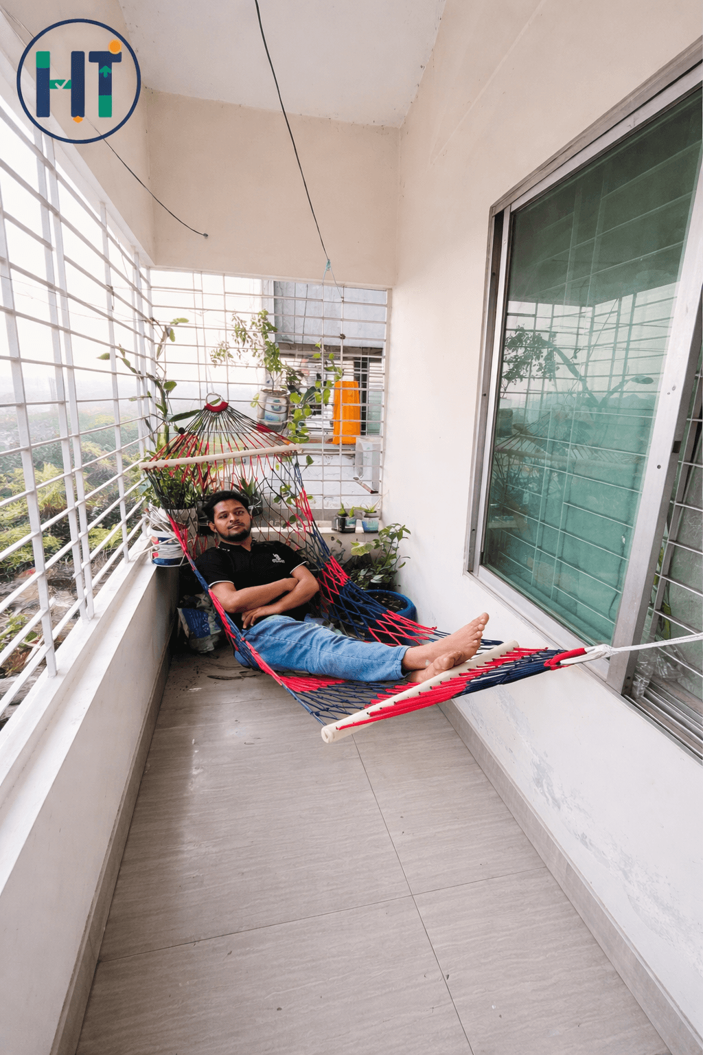 Premium Cotton Rope Hammock Swing dolna