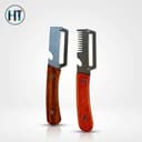 Multipurpose Wooden Handle Vegetable Peeler & Slicer Set (2 Pcs)