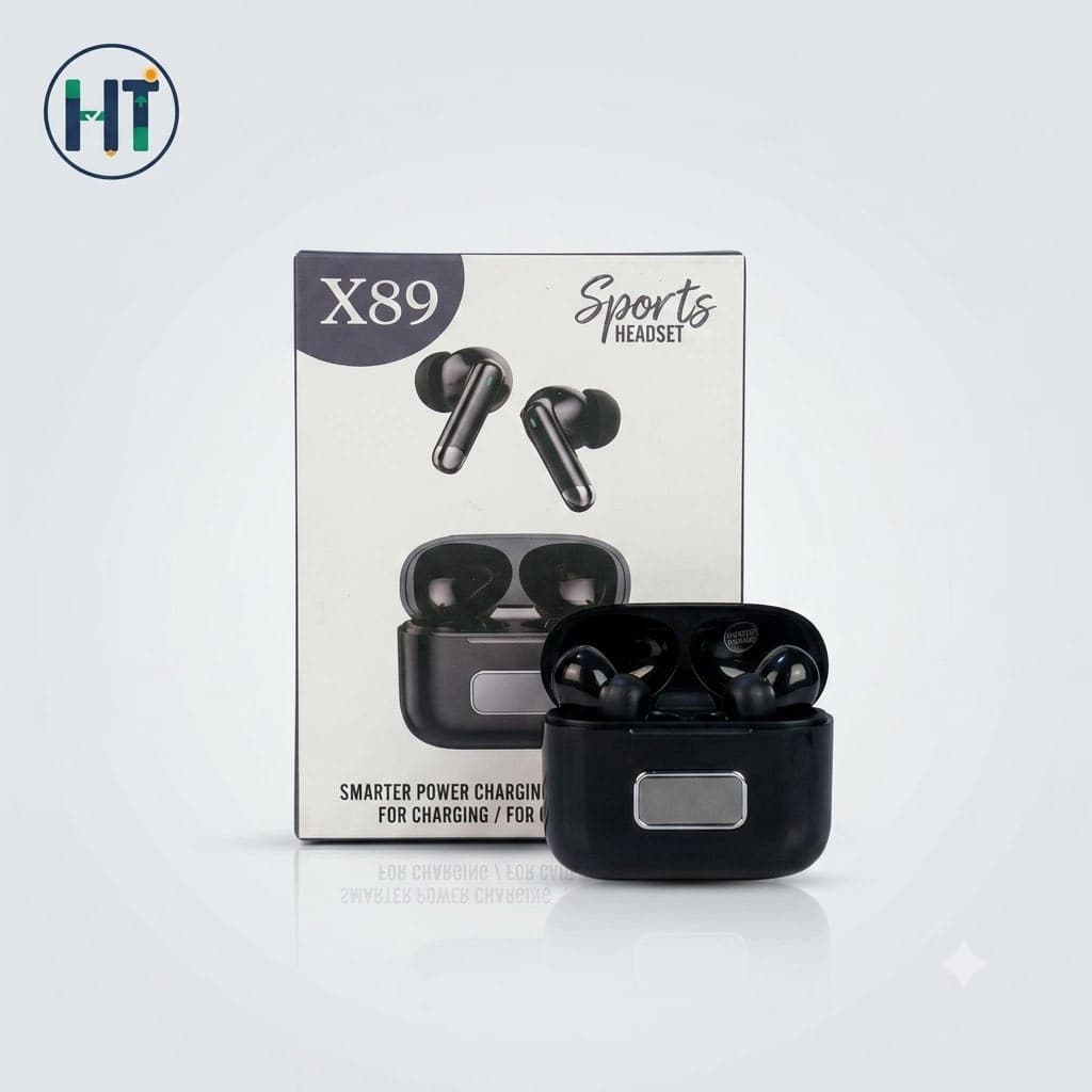 X89 Sports Headset — True Wireless Earbuds with Titanium Diaphragm