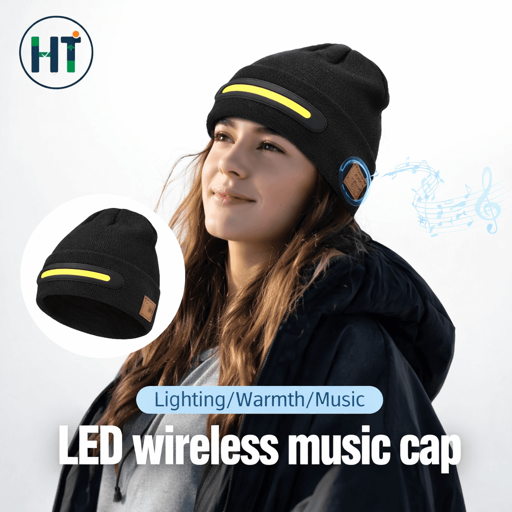 Rechargeable LED & Mussic Hat