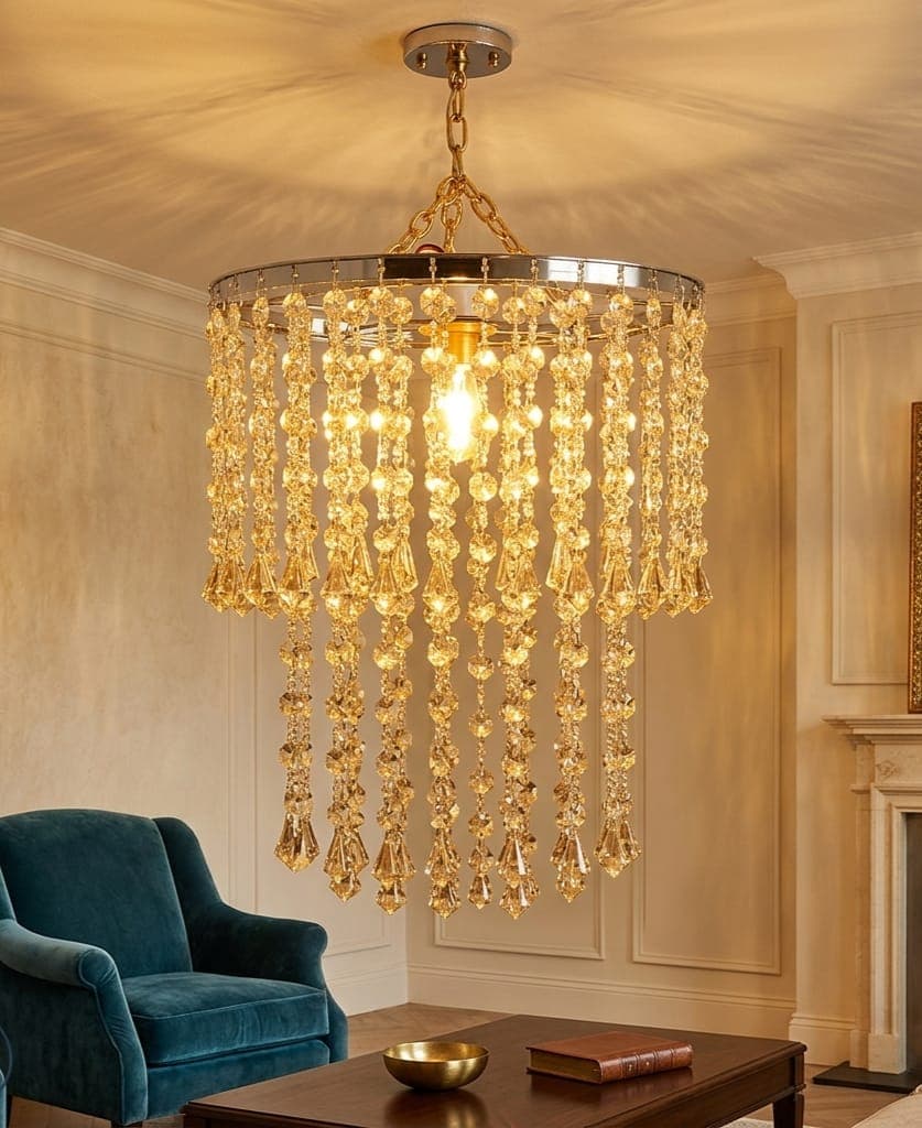 Attractive Jharbati – 3 Parted Plastic Ceiling Light