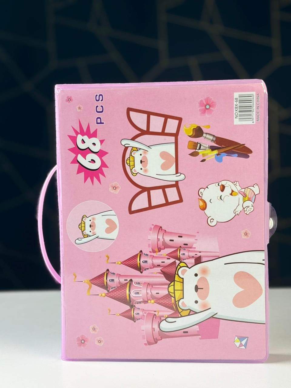 68PCS Portable Art Set Kids Art Supplies Kits for Party Christmas Birthday Gift Kids Girls 5-12 Ages