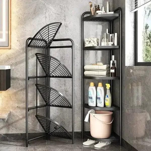 4 layer foldable corner shelves 3