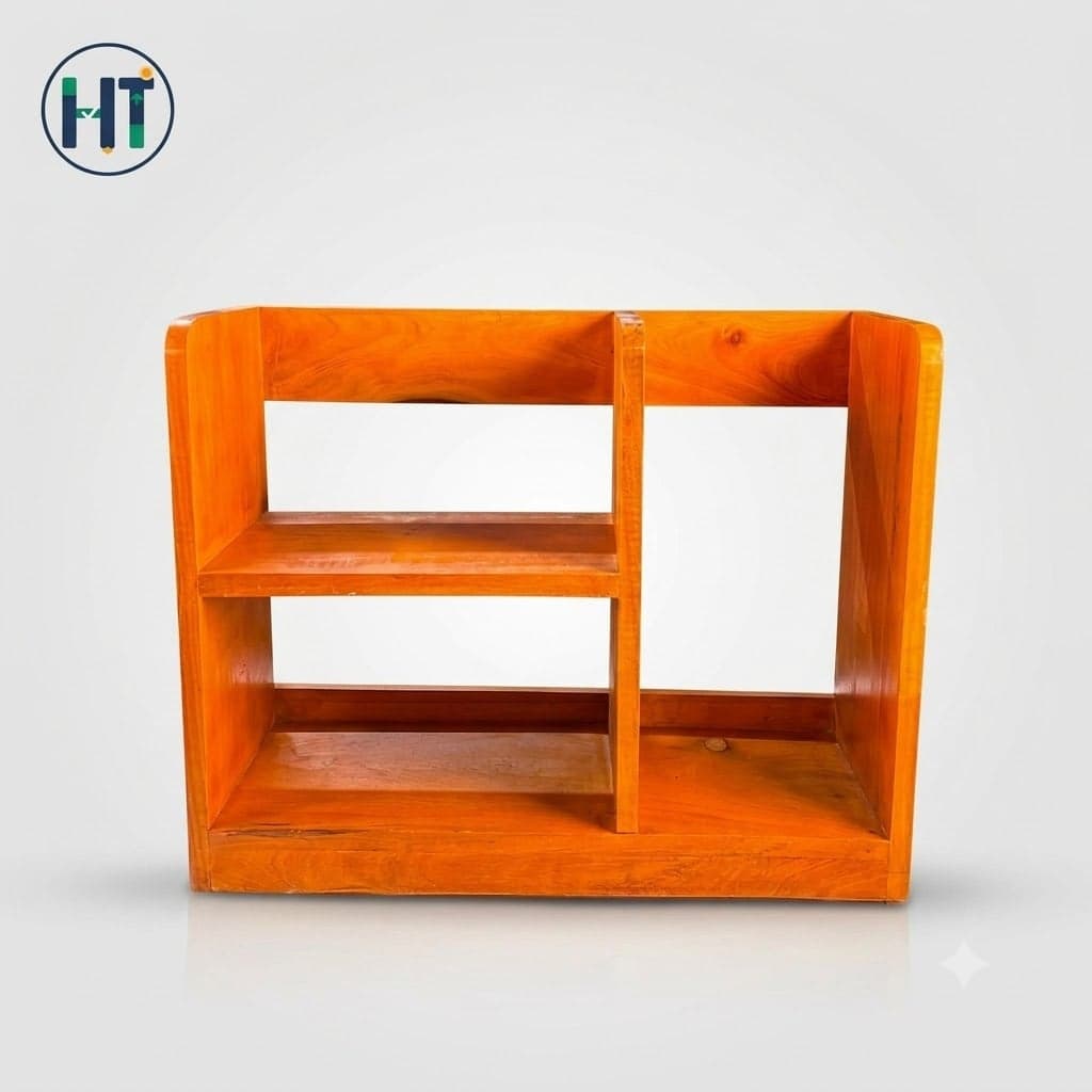 Premium Wooden 3-Tier Desktop Book Shelf 2