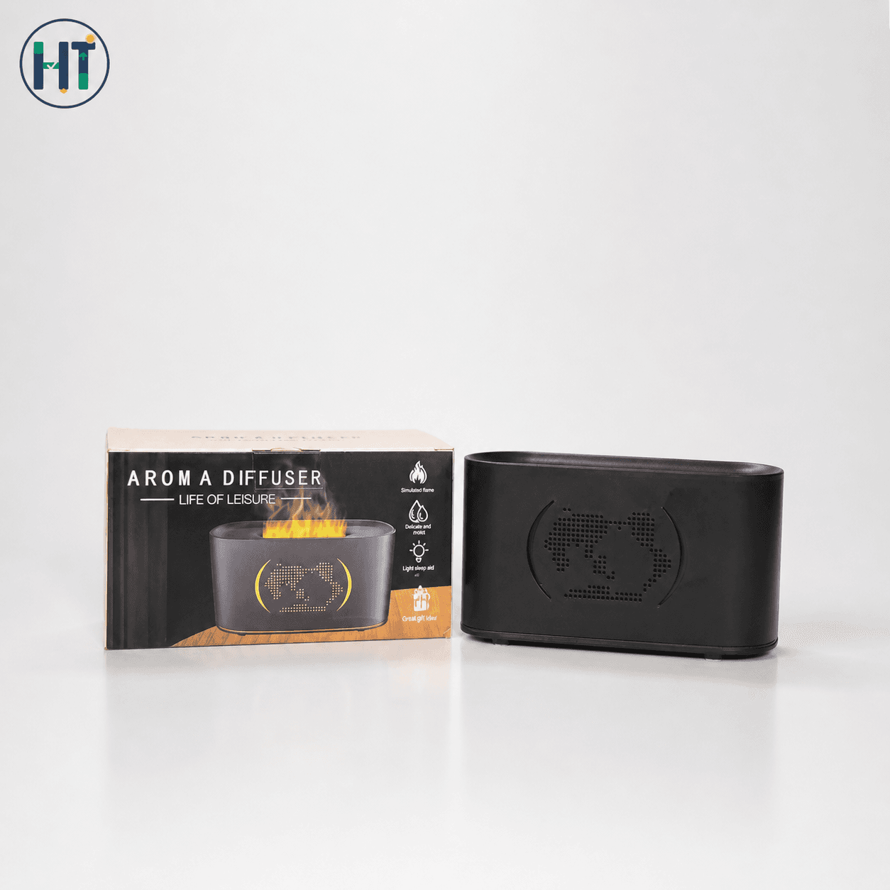 A29 Aroma Diffuser Humidifier – Flame Effect Air Purifier (160ml, USB Powered)