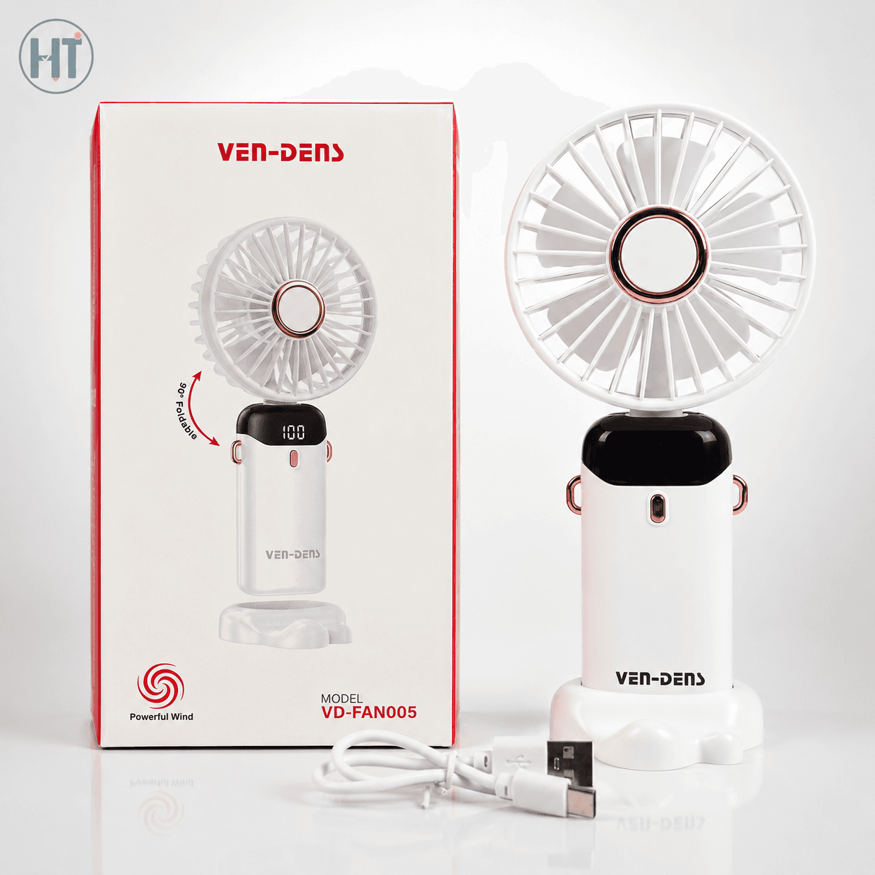 VEN-DENS 90° Foldable Portable Fan – Model VD-FAN005 2