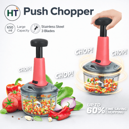 Roto Push Chopper – Ultra Fast Vegetable & Onion Cutter