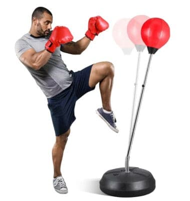 Adjustable Kids Punching Bag Set