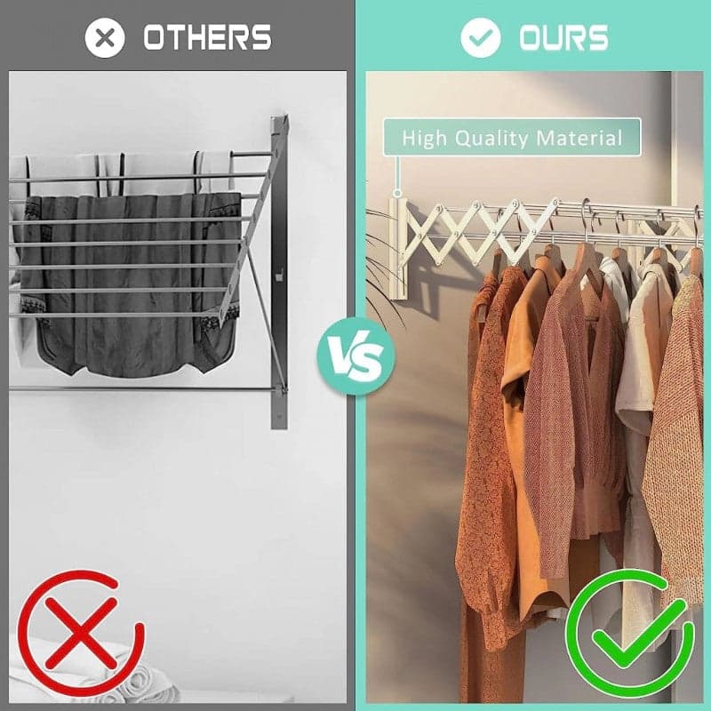 Wall Mounted Clothes Drying Hanger 4