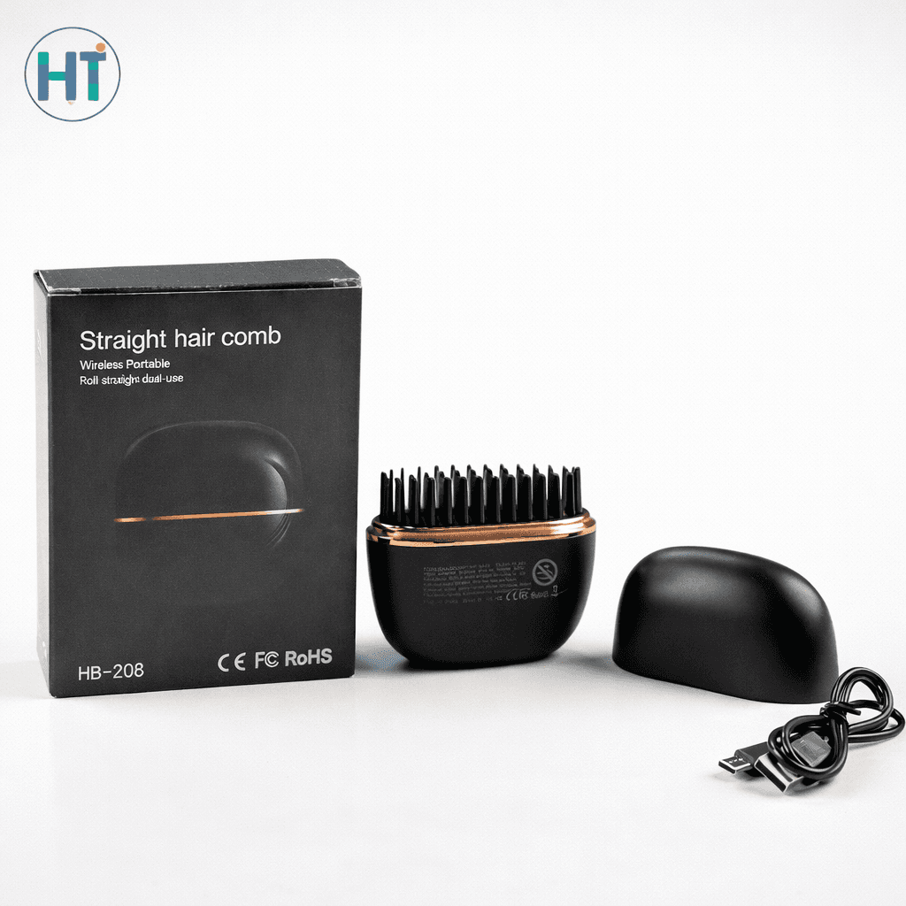 Wireless Portable Straight Hair Comb HB-208