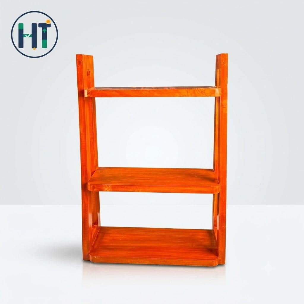 Premium 3-Tier Wooden Kitchen Organizer Rack (2ft x 16 Inch)