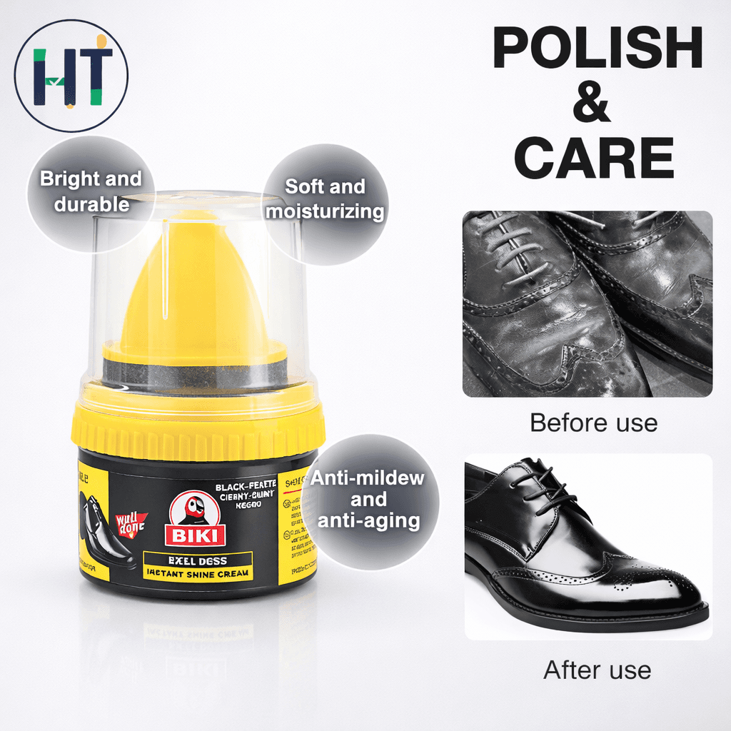 Leather Shoe Polish। ঘরে বসে জুতাকে করুন নতুনের মত 2
