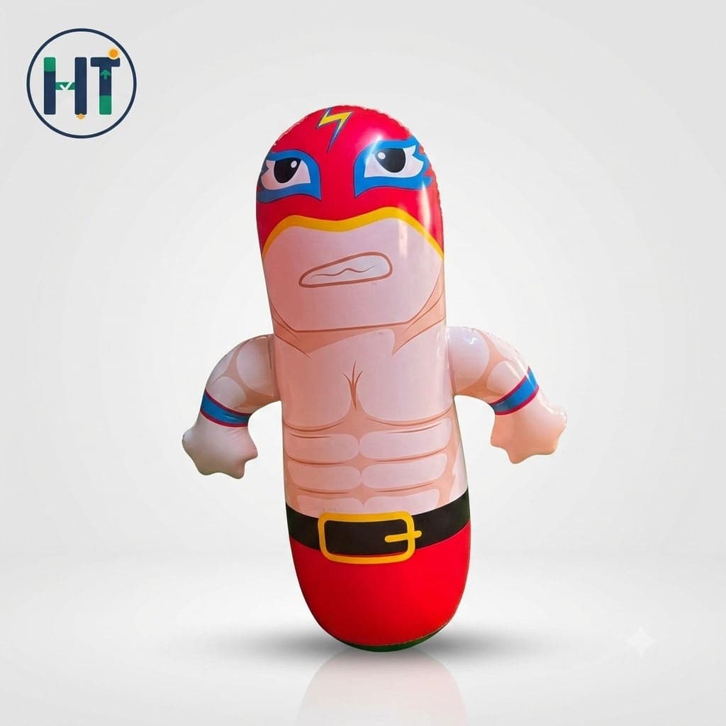Inflatable 3D Fighter Bop Bag Toy