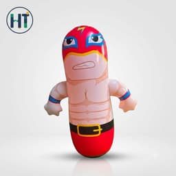 Inflatable 3D Fighter Bop Bag Toy