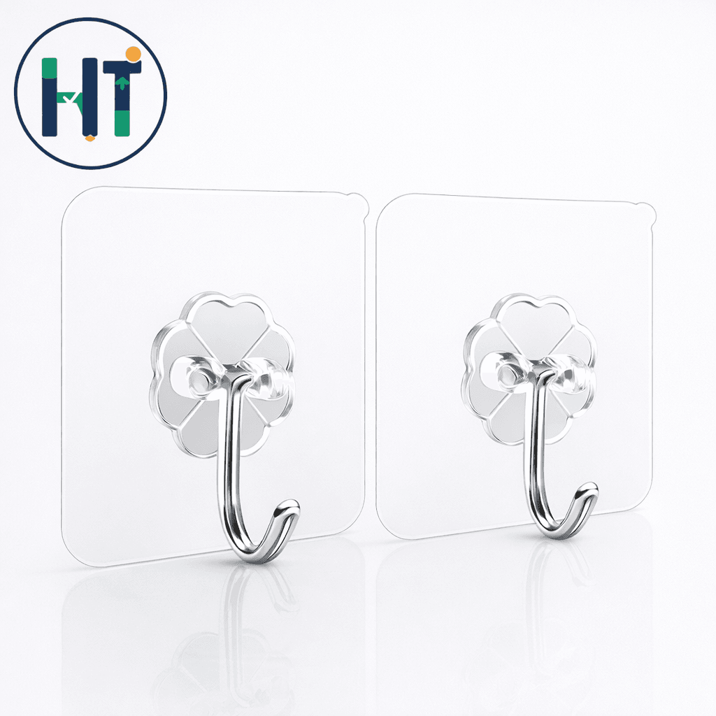 Transparent Hook Adhesive Bathroom Kitchen Wall Stickers