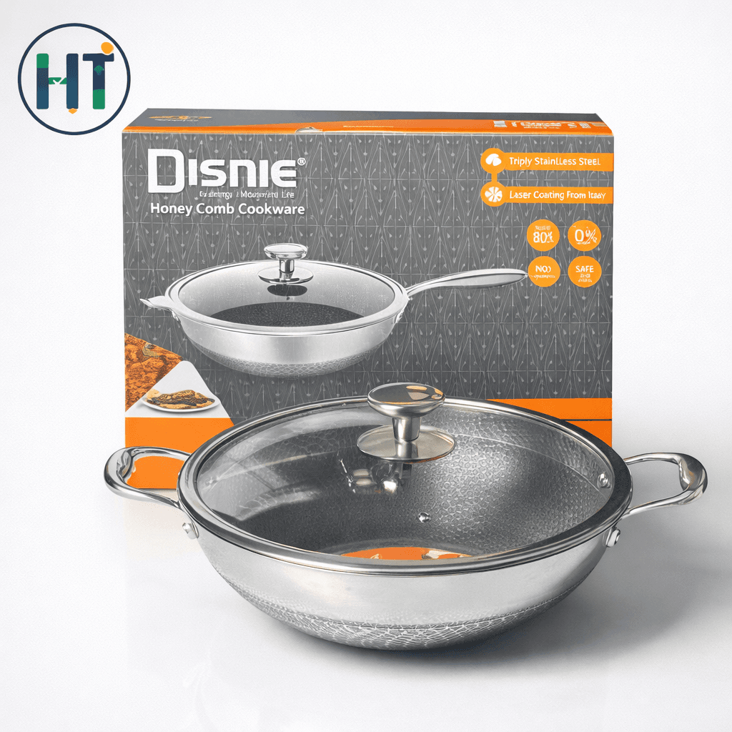 Disnie 30cm SUS 316 Honeycomb Korai With Lid