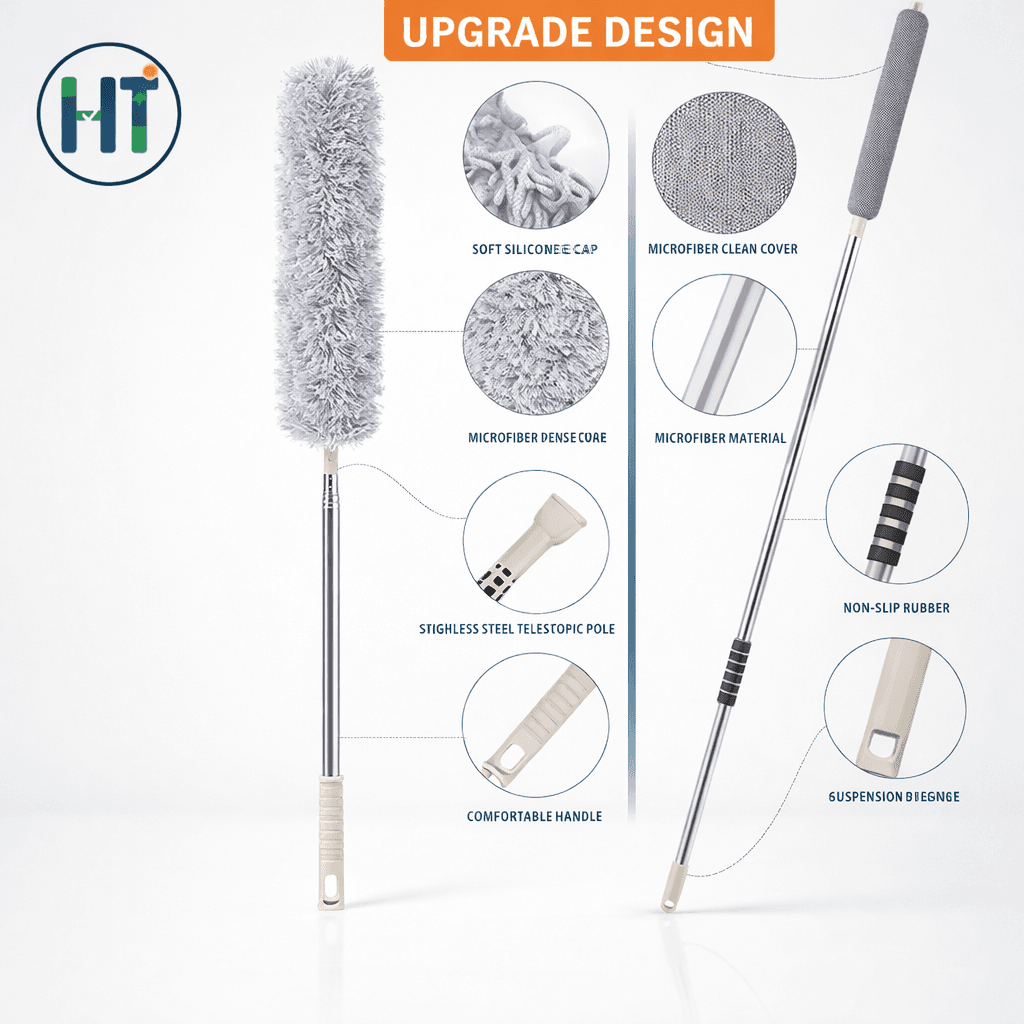 Feather Duster Dusting Brush-লম্বা ডাস্টার