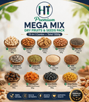 Premium Mega Mix Dry Fruits & Seeds Pack (13-in-1 Combo — Total 1300g)
