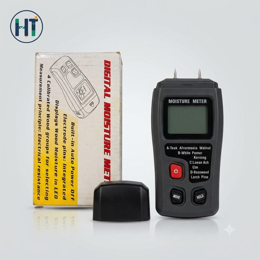 Digital Moisture Meter - Handheld Wood Moisture Tester