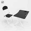 Foldable Laptop Study Table with Chair Set