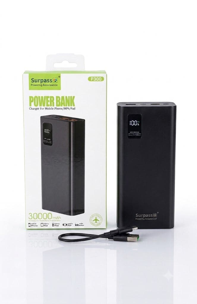 Surpass P300 30000mAh 22.5W Fast Charging Power Bank
