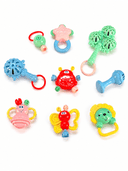 Baby Rattle Toy Set – Colorful Educational Teether & Sensory Toys