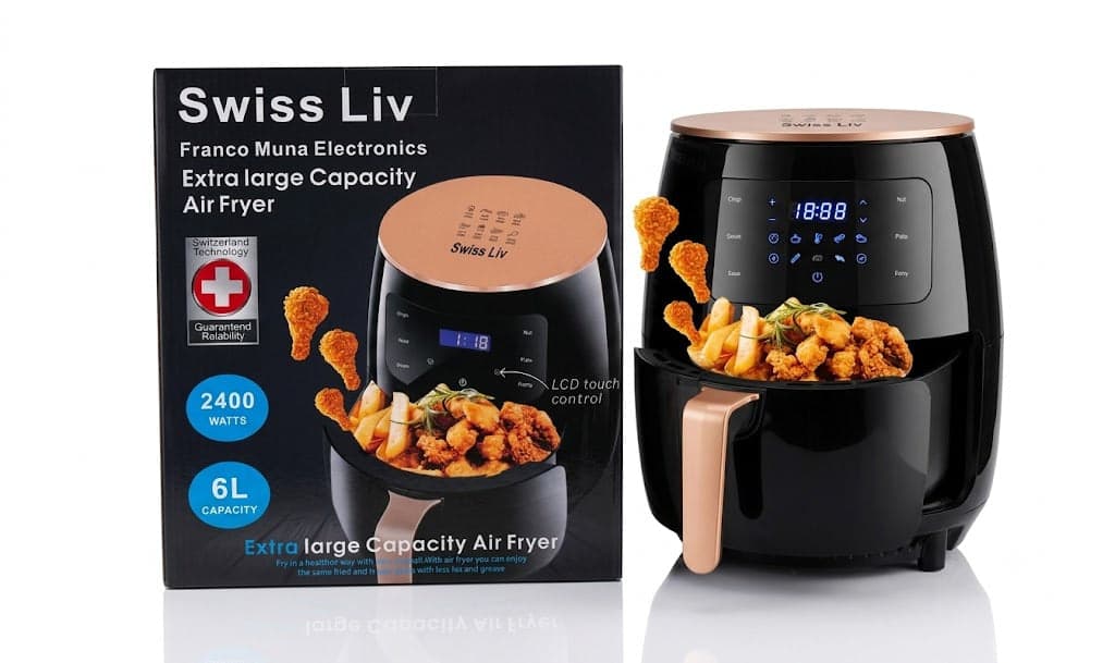 Swiss Liv 6L Digital Air Fryer 2400W