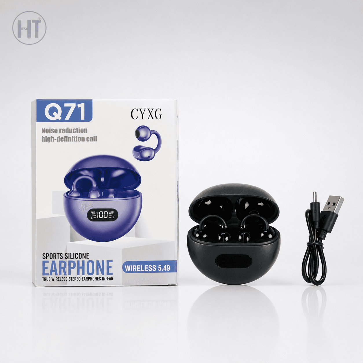 Wireless Sports Silicone Earphone Q71
