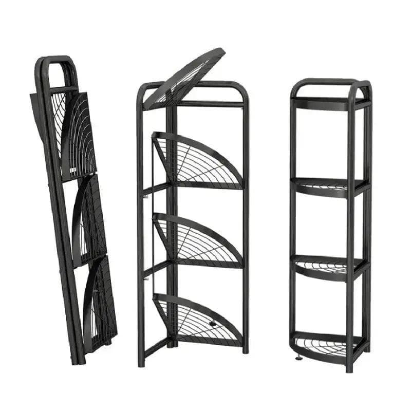 4 layer foldable corner shelves 2