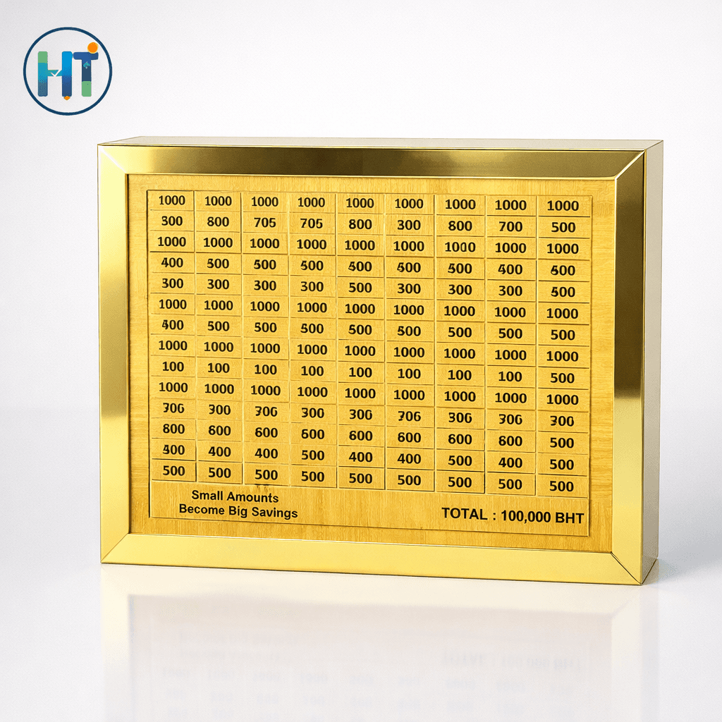 Wooden Money Saving Box (Piggy Bank)
