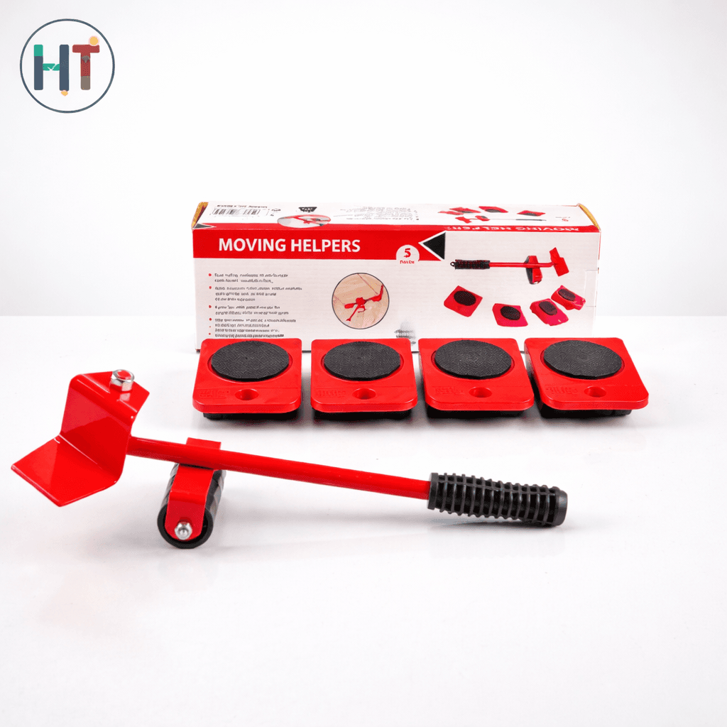 5-Piece Furniture Moving Kit with Rollers