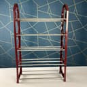 5 Layer Shoe Rack Plastic and Aluminum Metal