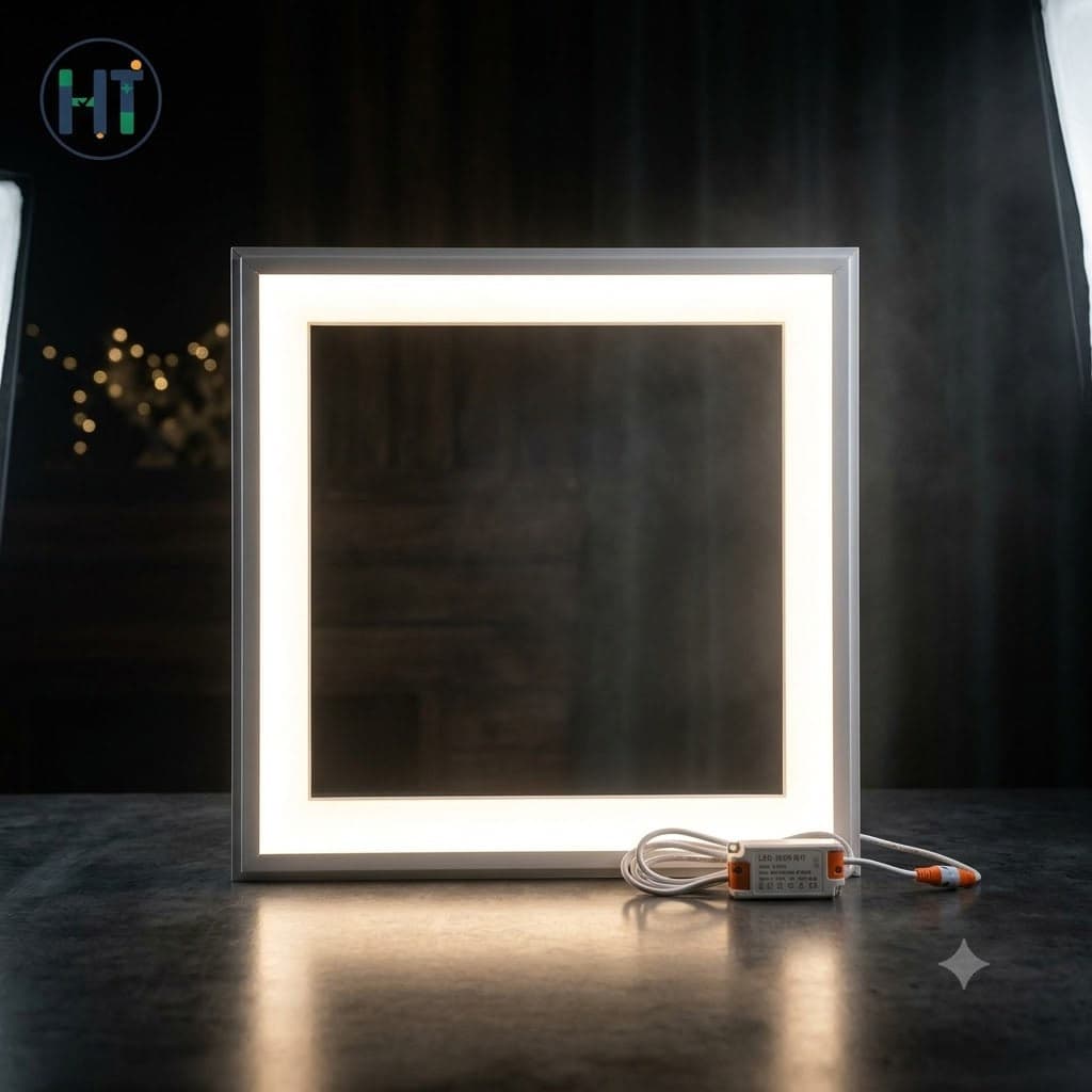 Removable LED Frame Panel Light - 595x595mm Ultra-Thin Square Ceiling Light