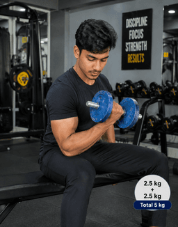 Iron Dumbbell Set – Total 5 KG