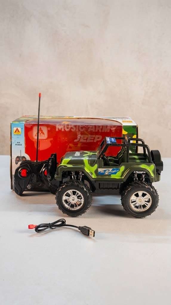 Music Army Jeep R/C – Remote Control Toy Car