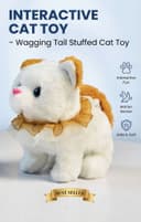 Interactive Cat Toy – Wagging Tail Stuffed Cat Toy