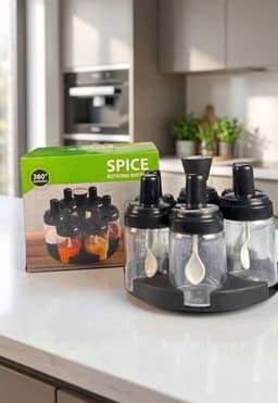 360° Rotating Spice Bottle Set – JM-620