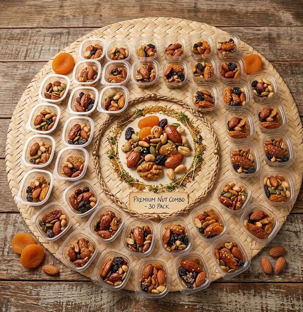 Premium Daily Dry Fruits & Seeds Combo – 30 Pack 2