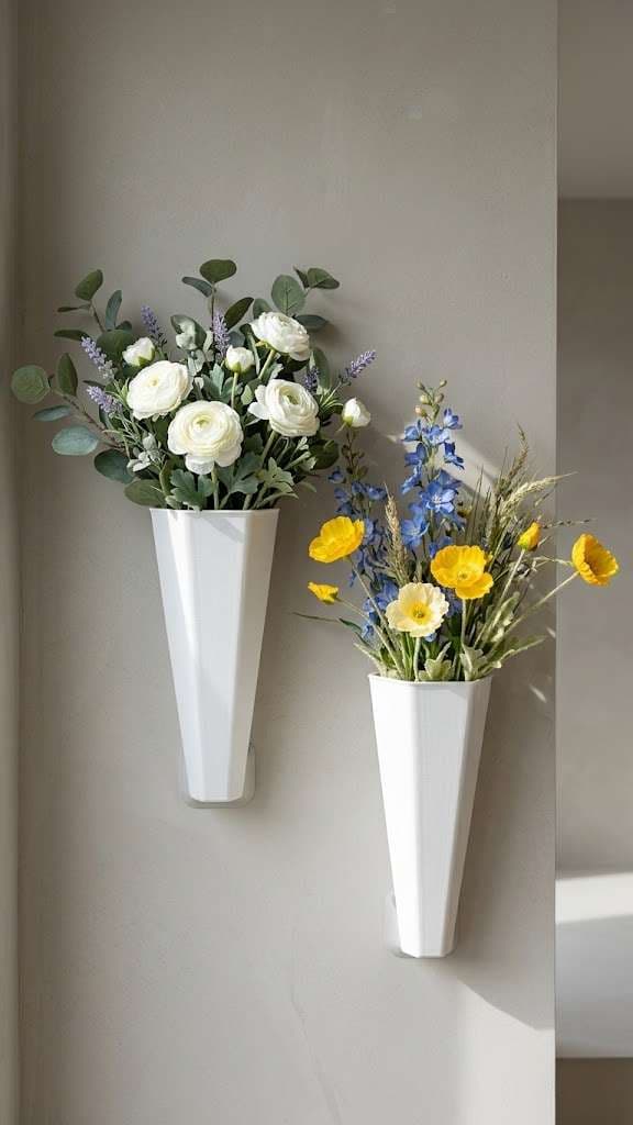 Nordic Wall Flower Vase Holder 2