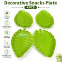 Decorative Snacks Plate – 4 PCS Set