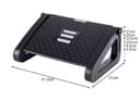 Under Desk Footrest – Adjustable Leg Support with Massage Texture (Office & Car Use)