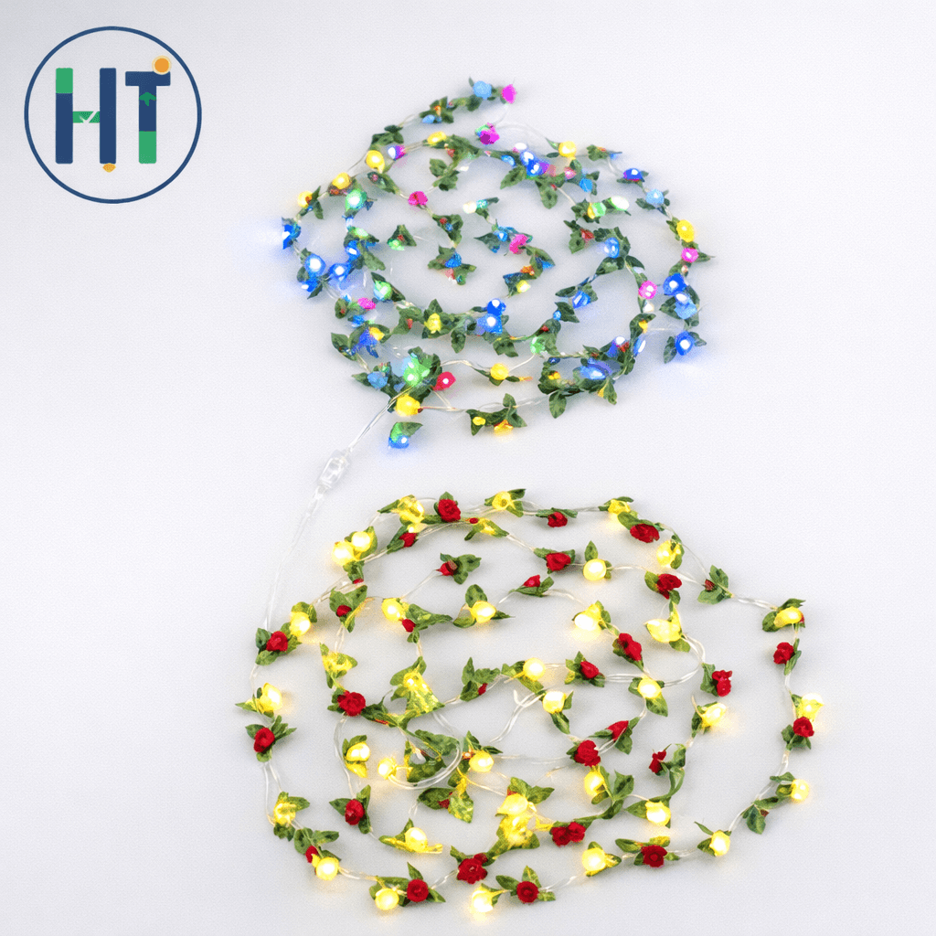 Rose Light With Green Leef