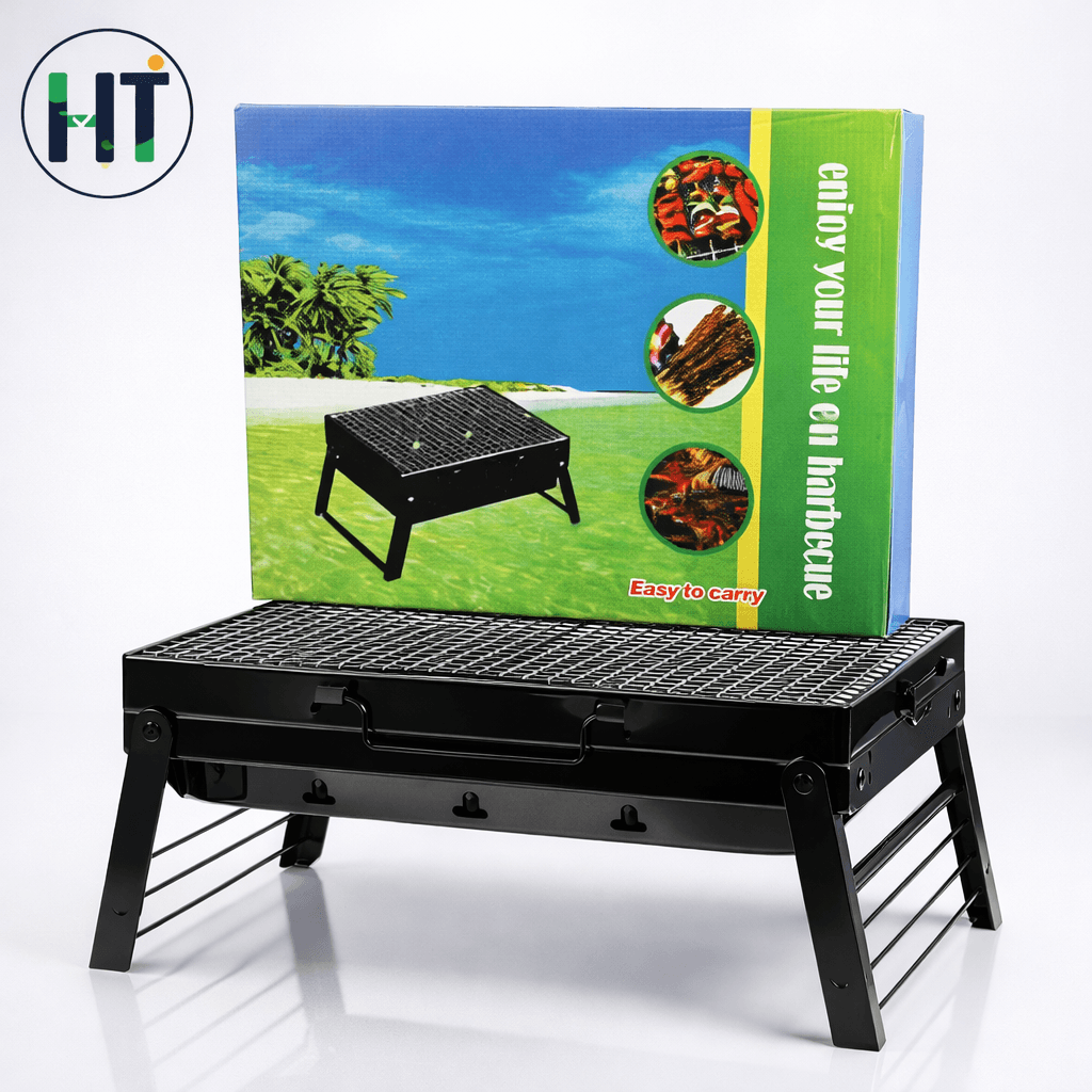 Portable Charcoal Grill BBQ Set